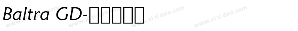 Baltra GD字体转换
